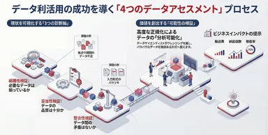4つのデータアセスメントプロセスのイメージ