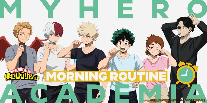 1日をヒーローたちとスッキリ爽やかにスタートしよう！
新規描き下ろしビジュアルグッズ
『MORNING ROUTINE』が登場！
AnimeJapan 2026／YTEブースにて先行発売決定！
あわせて「僕のヒーローアカデミア MORNING ROUTINEフェア
inヨドバシカメラ」が開催！
ヨドバシカメラ17店舗で同時に先行発売！