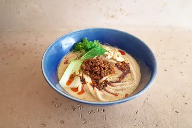 豆乳坦々うどん