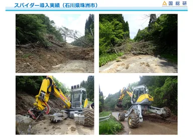 スパイダー導入実績(石川県珠洲市)