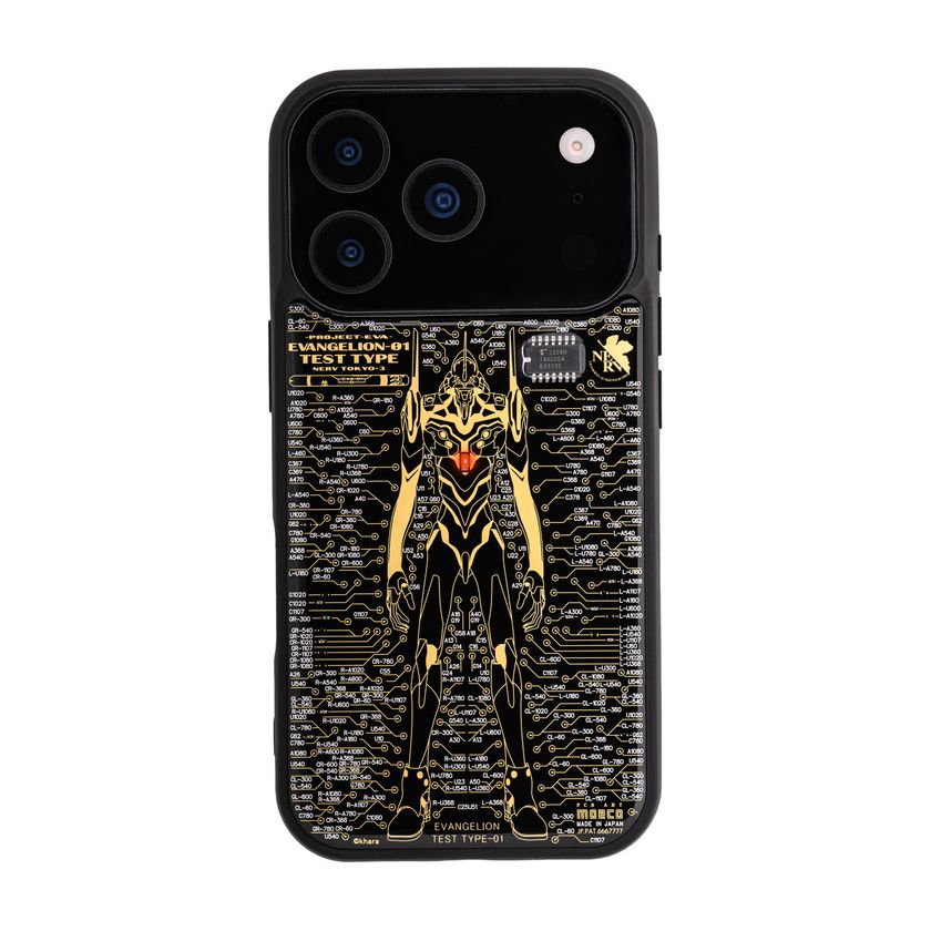 電池無しでLEDが光るiPhone 17用ケースに
『エヴァンゲリオン』が登場　
基板の配線パターンで緻密に描いたアートデザイン
「エヴァンゲリオン初号機」と「NERV」、
「エヴァンゲリオン第13号機」デザインの3種を同時リリース