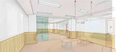 こども園に併設した児童発達支援室内イメージ