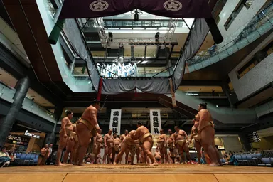 二所ノ関一門連合稽古１