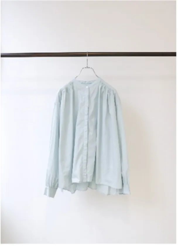 gathered wide shirt　限定カラー