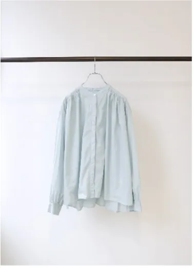 gathered wide shirt　限定カラー