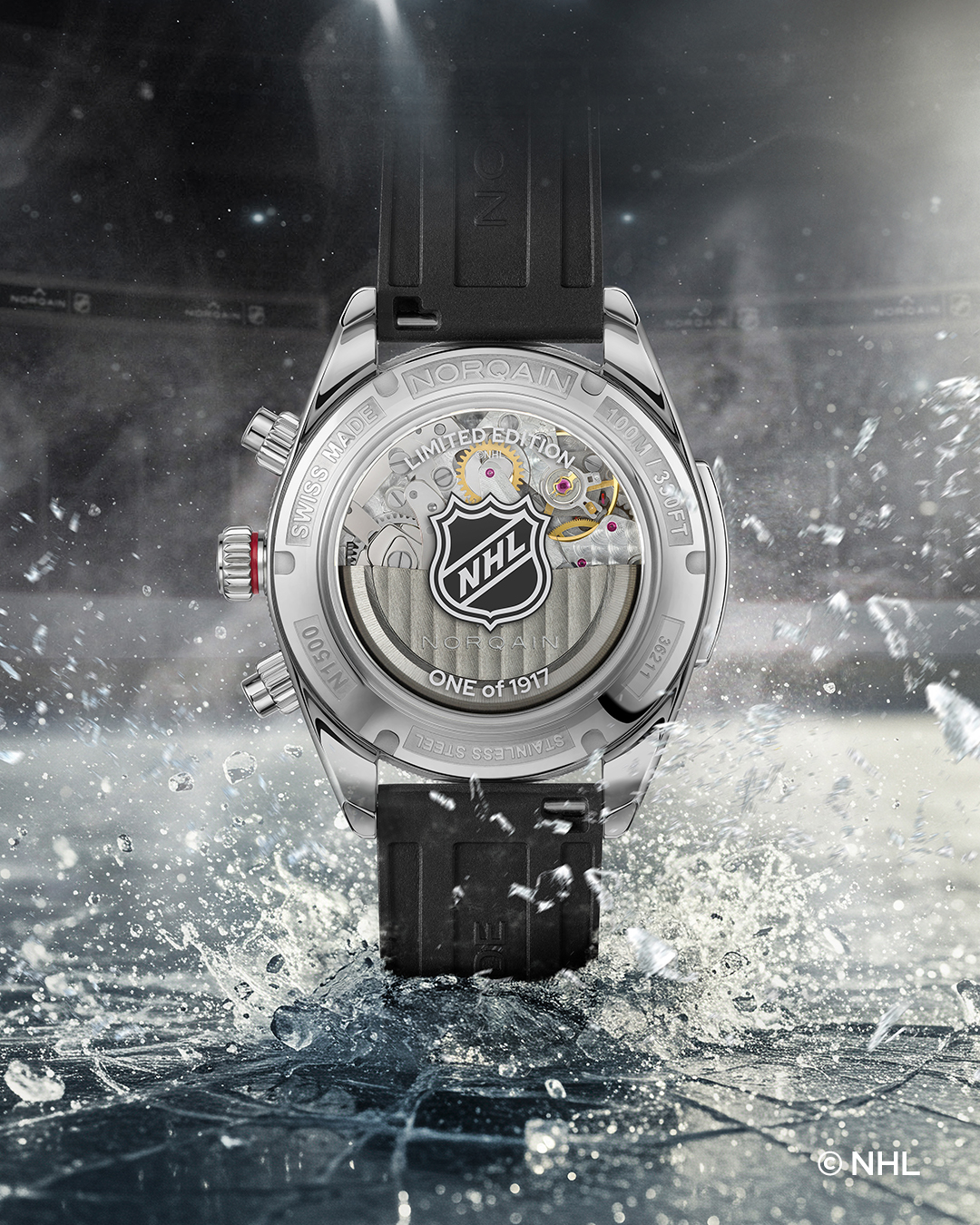 NORQAINは、NHL(北米プロアイスホッケーリーグ)と パートナーシップを