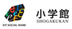 株式会社小学館、株式会社エイト・ソーシャルウェアのロゴ