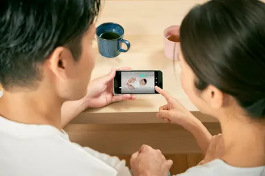 赤ちゃんをしっかり見守る多数の機能