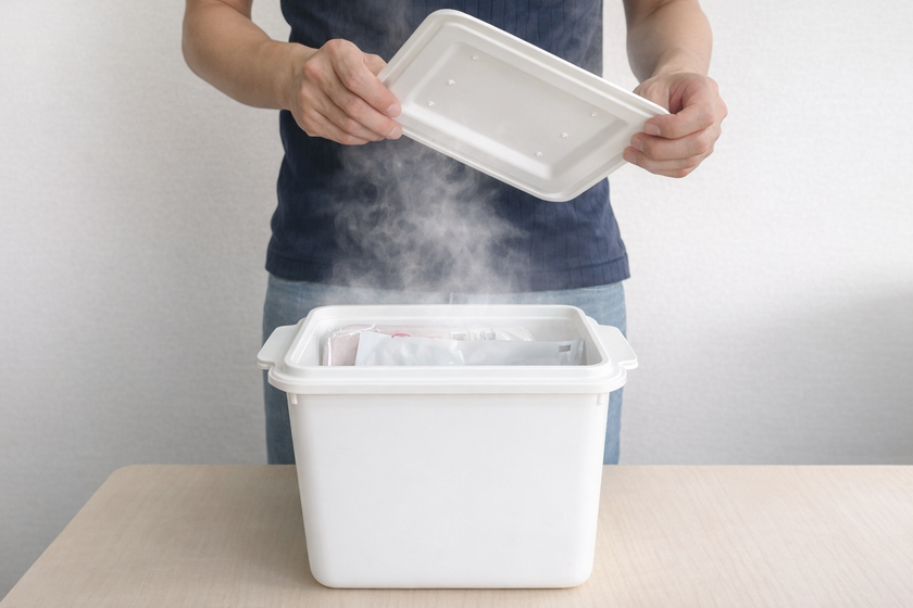 【第1回災害食アワード優秀賞】非食品で最上位！
水だけで温かい食事を作る『あったかフードボックス』