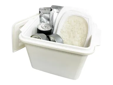 HOTPLUS あったかフードボックス 備蓄収納イメージ