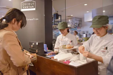 レコールバンタン レーヴ校舎でのイベントの様子