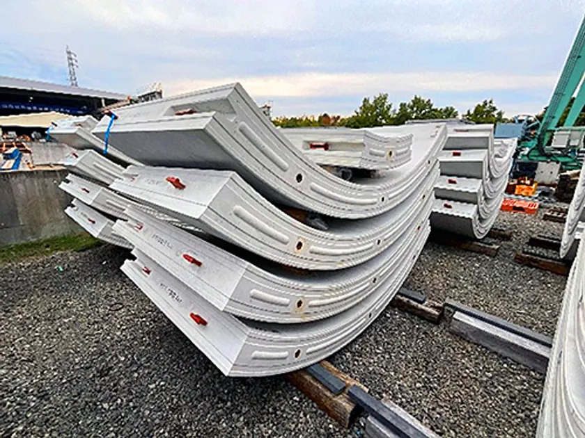 写真1:製造後の仮置状況