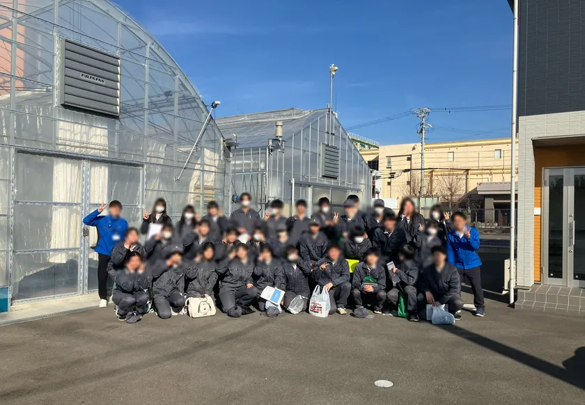 加茂農林高校見学の様子