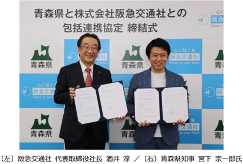 阪急交通社、青森県と包括連携協定を締結