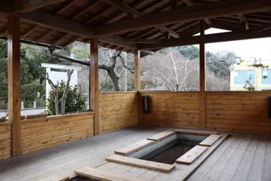 養老渓谷駅 足湯