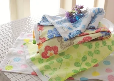 乾きが早いデザインタオル