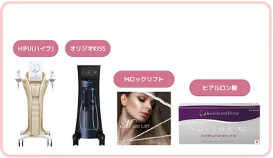 たるみ治療で使われる器機や薬剤