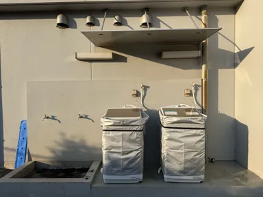 2台の洗濯機を寄贈