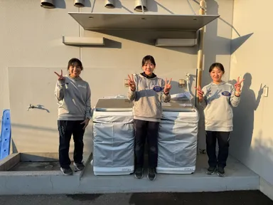 部活動マネージャーと洗濯