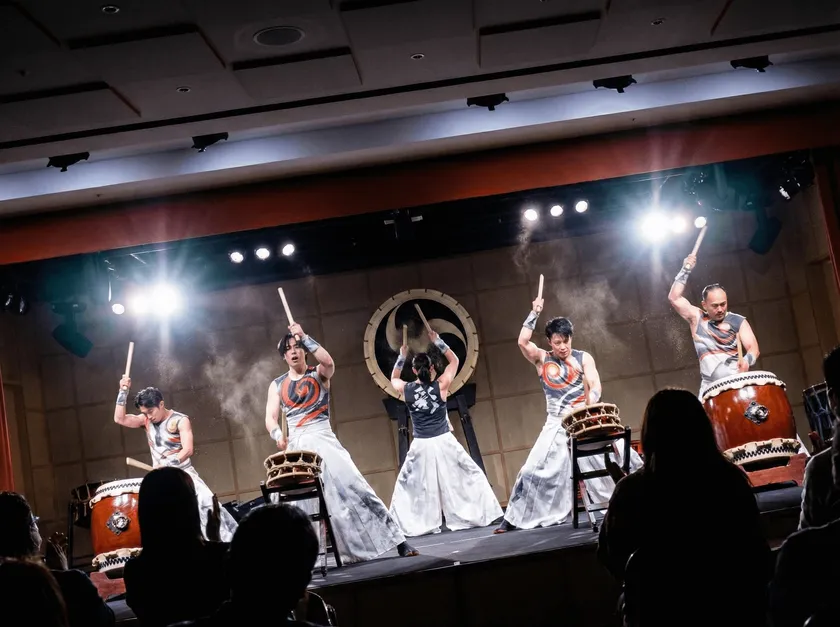 神田明神で和太鼓体験