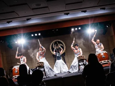 神田明神で和太鼓体験