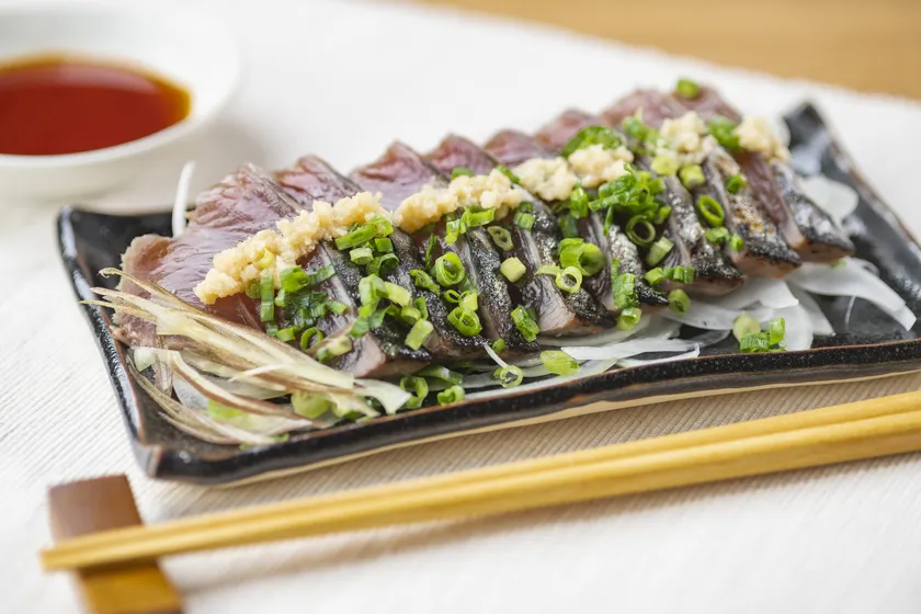 使用例) かつおのたたき