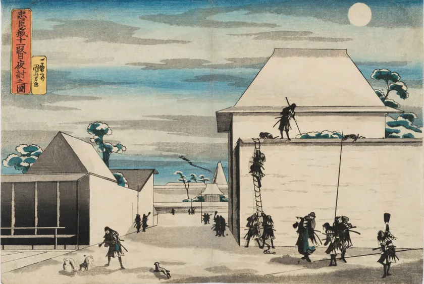 《忠臣蔵十一段目夜討之図》天保2～3年(1831～32)頃、個人蔵［通期展示］