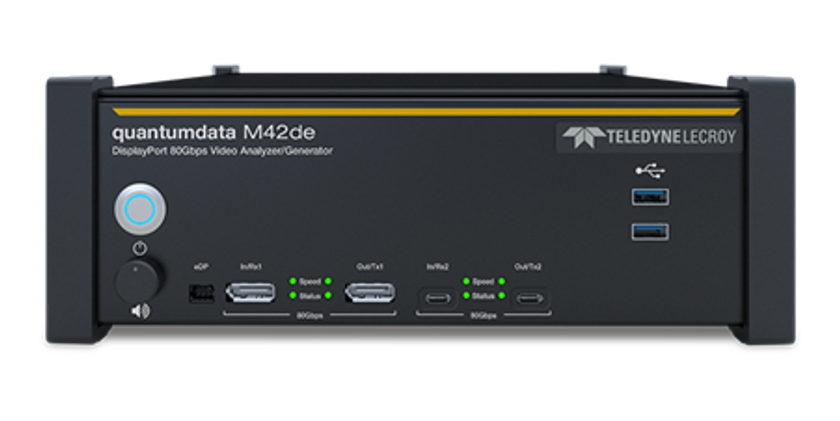 テレダイン・レクロイ　
アナライザ／ジェネレータシステムM42deに
DisplayPort AE 対応機能を追加