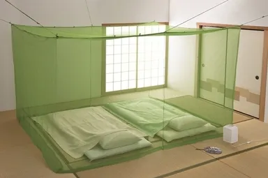 吊り下げ蚊帳（花粉キャッチ）6畳用