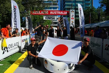 WSC 2013のゴール後のひとこま