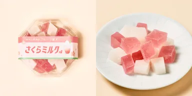 岡伊三郎商店　フルーツ寒天 さくらミルク