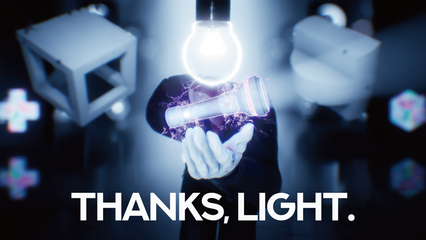 光と影をテーマにした3Dポータルライクパズル新作　
『THANKS, LIGHT.』
2026年9月にPlayStation(R)5とSteamで配信決定！