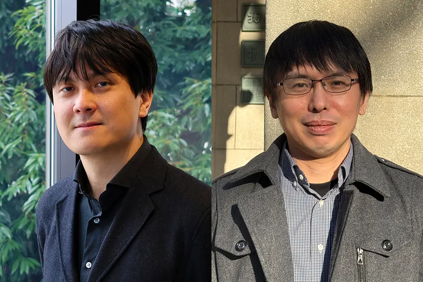 川口喬吾氏（左）と沙川貴大氏（右）