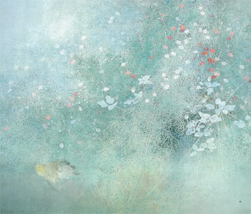 竹内浩一《野の鈴》昭和61年(1986) 箱根・芦ノ湖 成川美術館蔵