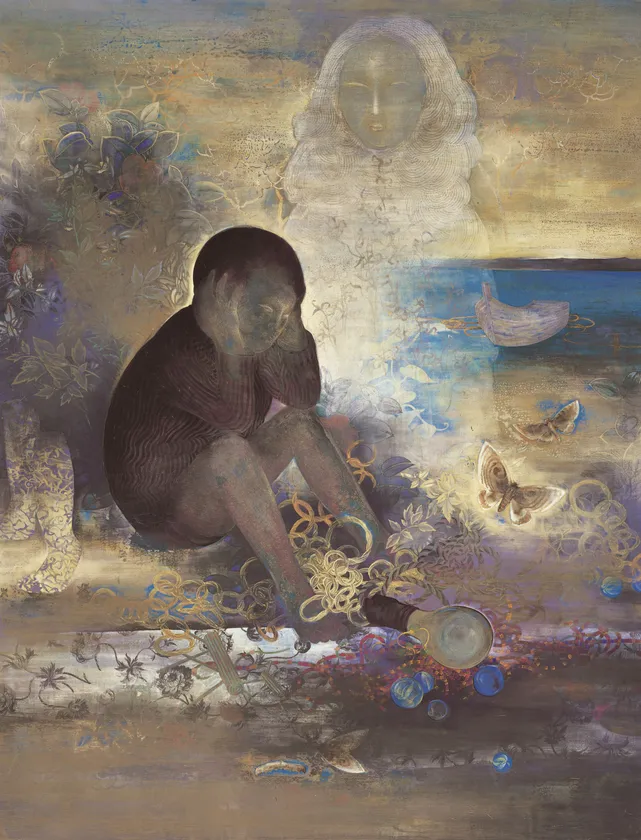 竹内浩一《耳鳴り》昭和47年(1972) 今治市大三島美術館蔵