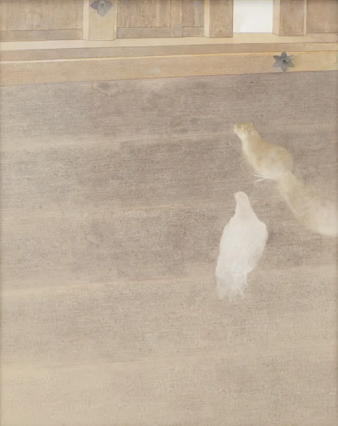 竹内浩一《明恵が在る》平成24年(2012) 京都府蔵(京都府京都文化博物館管理)