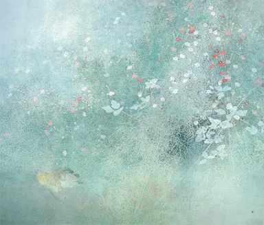 竹内浩一《野の鈴》昭和61年(1986) 　箱根・芦ノ湖 成川美術館蔵