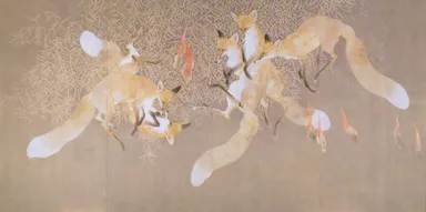 竹内浩一《戯画游》平成13年(2001)　郷さくら美術館蔵