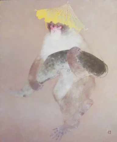 竹内浩一《小猿の釣果》平成23年(2011) 　個人蔵