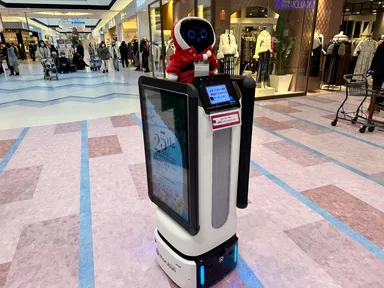 イオンモール札幌平岡にて実証実験