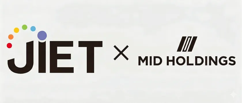 JIETとミッドホールディングス会社ロゴ