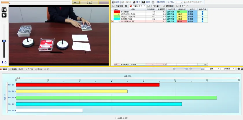 TimePrism操作画面