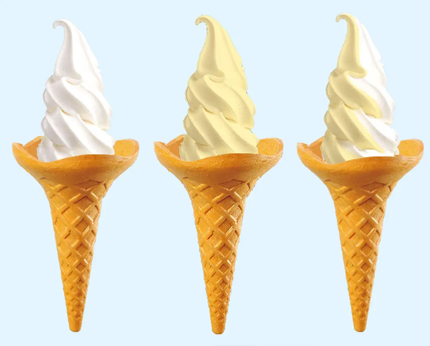 人気のソフトクリーム