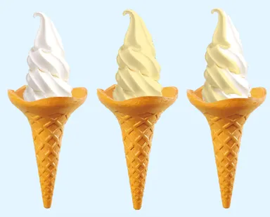 人気のソフトクリーム
