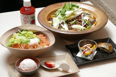 セミナーで提供された「いわきの海、見せます！ランチ　by いわき市見せる課×六本木農園」