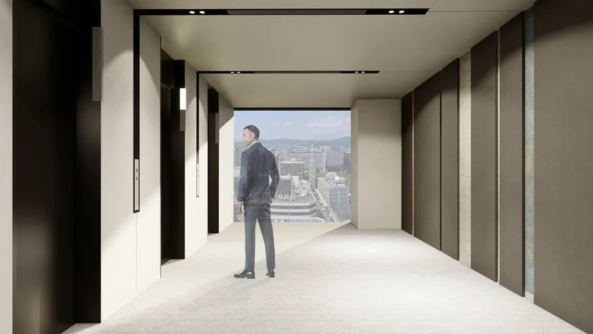 7~19F オフィスフロア EVホール