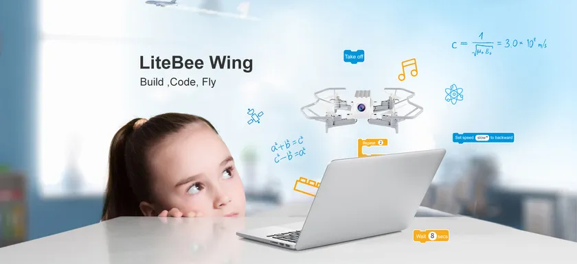 教育用プログラミングドローン「LiteBeeWing」