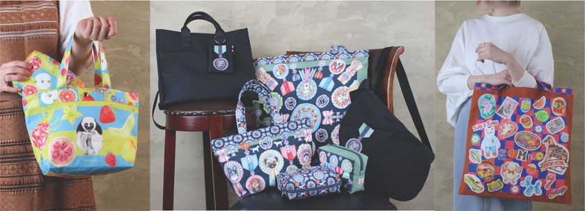 日常に一筆の魔法を　
手描きテキスタイルブランド「sampo」が
2026年春夏コレクションを発表