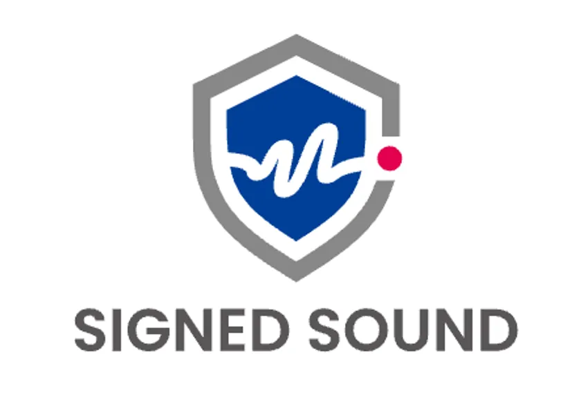シヤチハタが発行を予定するコンテンツの来歴証明書「SIGNED SOUND(音のしるし)」