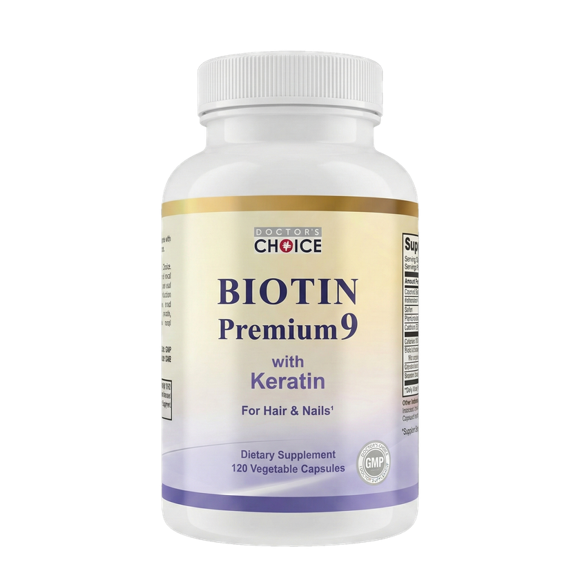 ドクターズチョイス、
髪と爪の“ケラチン再構築”に着目したサプリメント
「ビオチンプレミアム9」を新発売